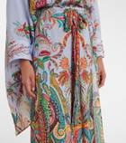 Etro Paisley wide-leg pants