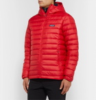 Patagonia - Quilted DWR-Coated Ripstop Hooded Down Jacket - Red
