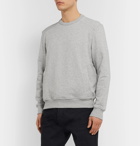 Ermenegildo Zegna - Mélange Loopback Cotton-Blend Jersey Sweatshirt - Gray