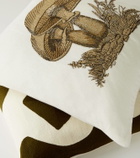 Jonathan Adler Botanist Mushrooms Large linen cushion