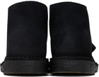 Clarks Originals Black Suede Desert Boots