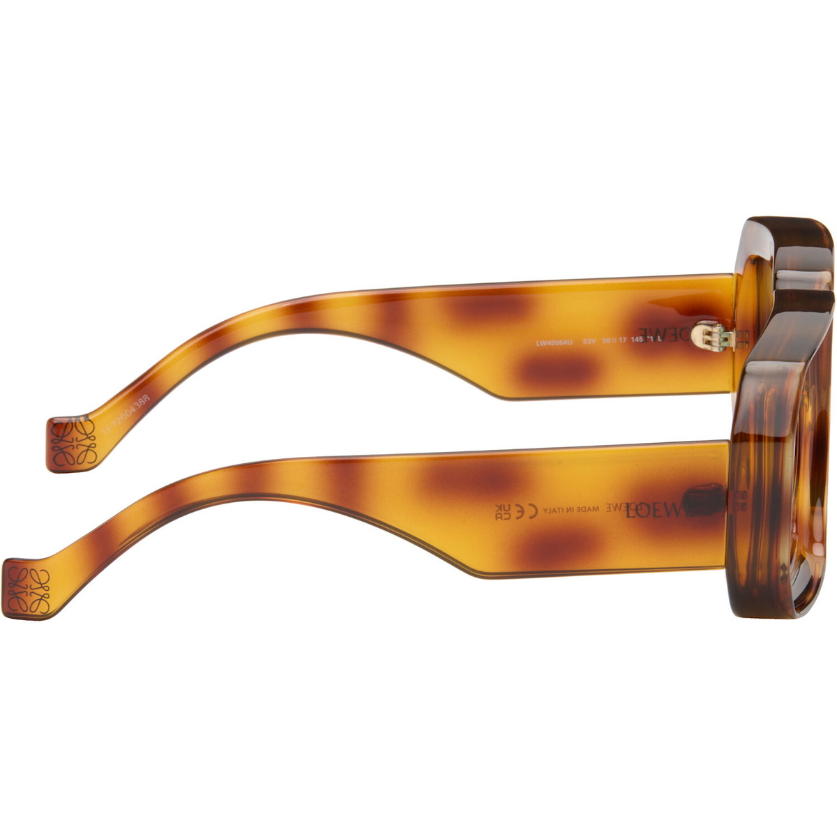 LOEWE Brown Paula's Ibiza 'Dive in Mask' Sunglasses