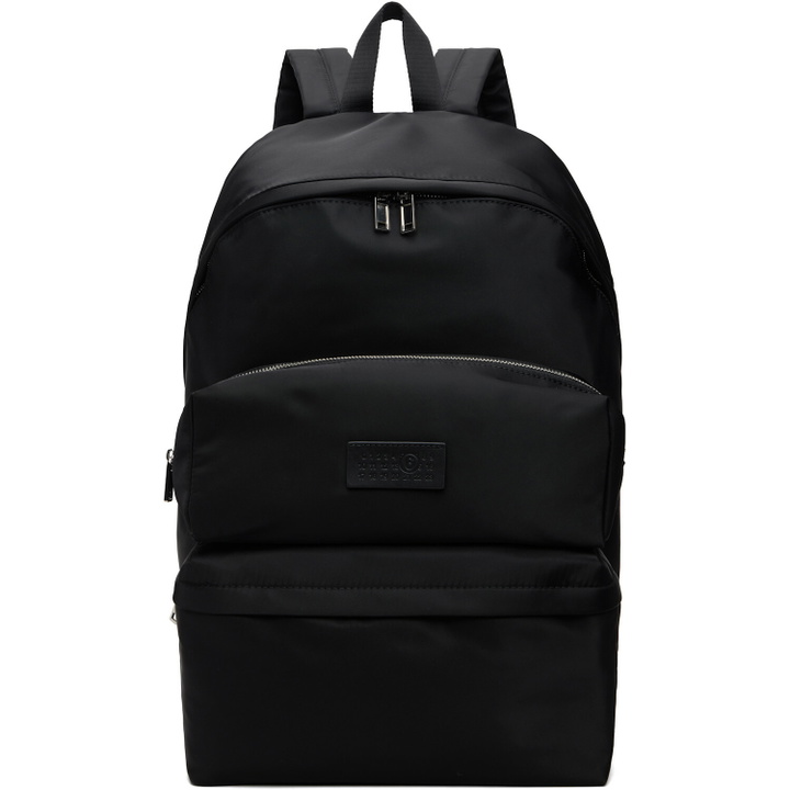 Photo: MM6 Maison Margiela Black Numeric Backpack