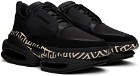 Balmain Black Monogram B-Bold Low-Top Sneakers