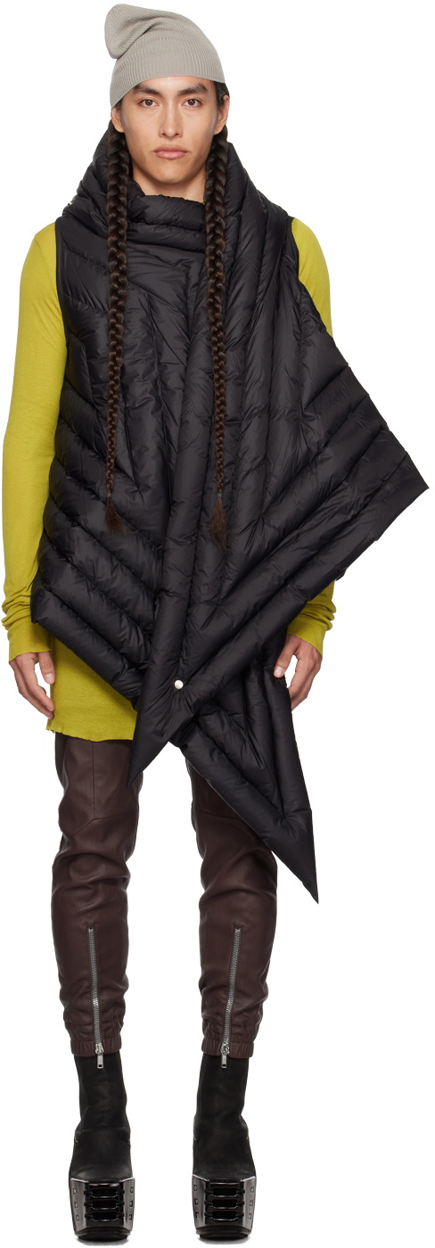 Rick Owens Black Gleam Vest Rick Owens