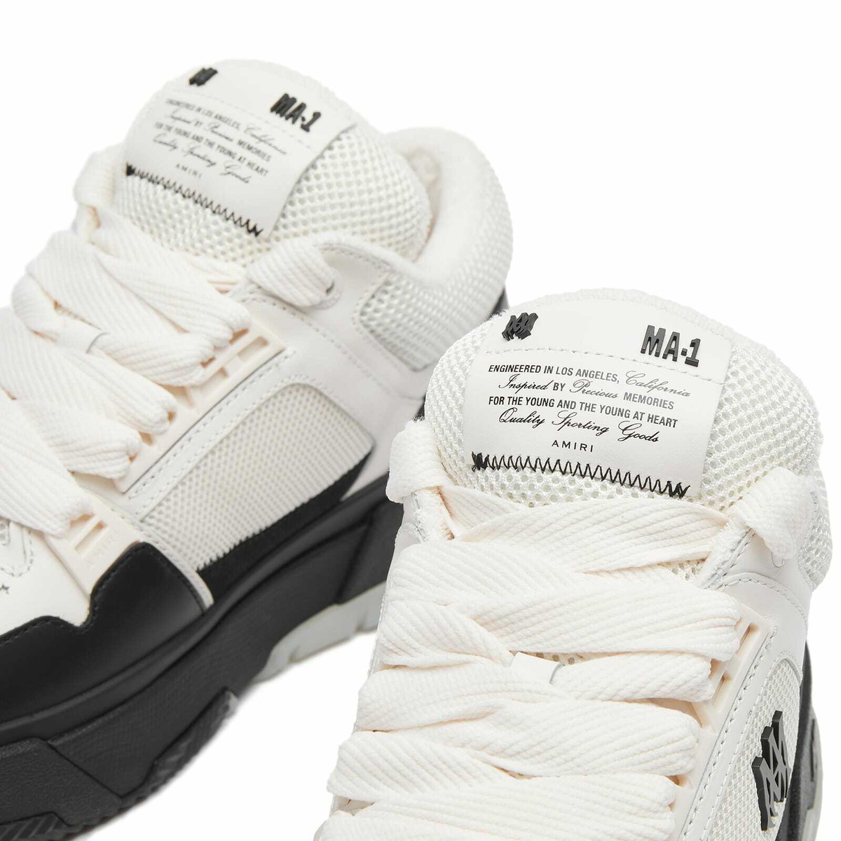 AMIRI Men's MA-1 High Sneaker in Black