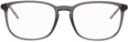 Burberry Grey Acetate Square Glasses