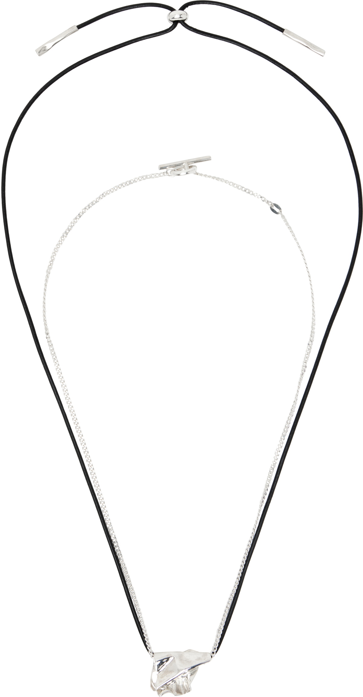 Karmuel Young Black & Silver MOU C.C.M. Edition NL-006 Necklace