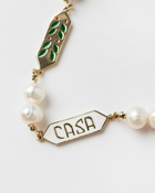 Casablanca Laurel Pearl Bracelet Gold - Mens - Jewellery