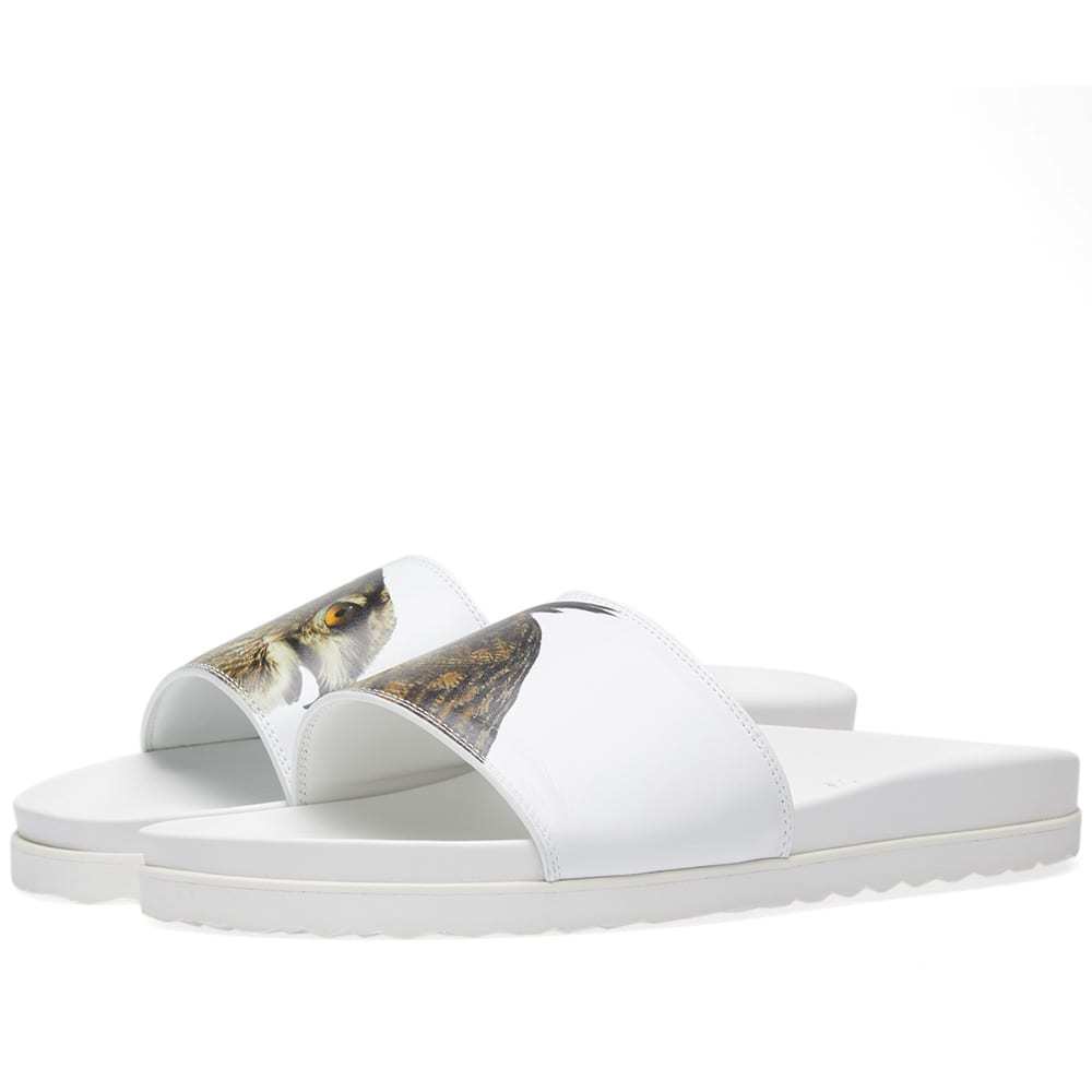 Buscemi Aquila Eagle Slide White Buscemi