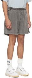 Acne Studios Black Straight-Leg Shorts