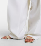 Christen Helix leather thong sandals