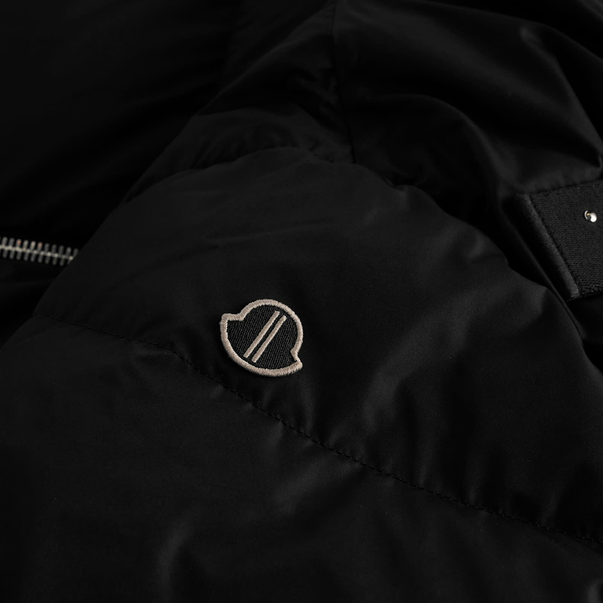 Rick Owens x Moncler Cropped Cycloptic Jacket in Black