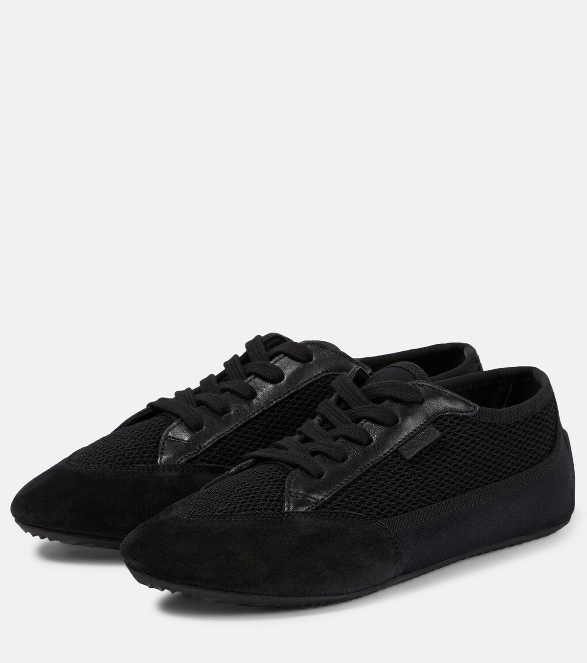 The Row Owen City leather-trimmed sneakers The Row