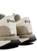 Polo Ralph Lauren Train 89 Panelled Nylon Sneakers Beige