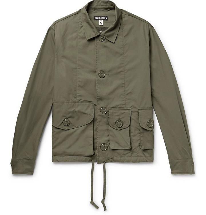 Photo: Monitaly - Cotton-Canvas Field Jacket - Men - Army green