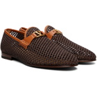 Valentino Garavani Brown Wolfe Loafers