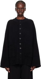 Birrot Black Round Cardigan