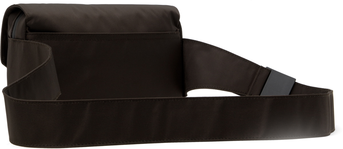 Marni Brown Cordura Cityscape Belt Bag