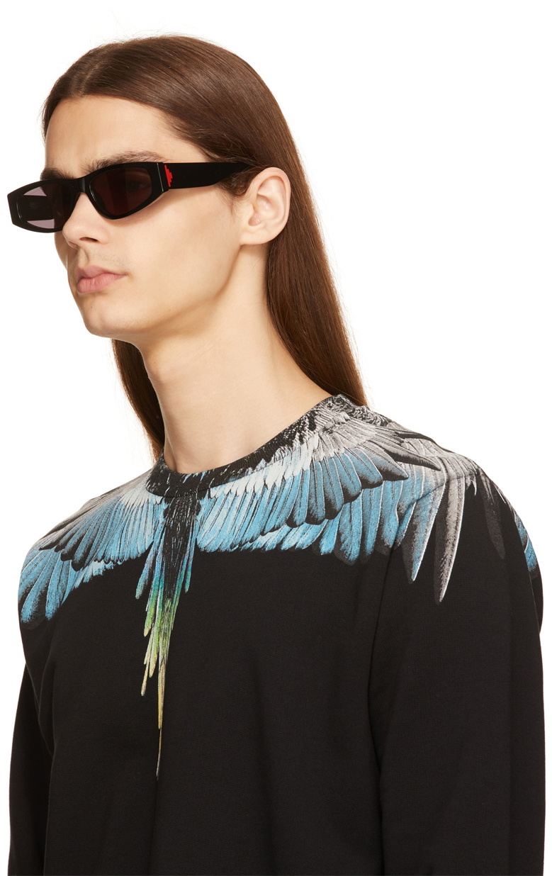 Marcelo Burlon sunglasses CALAFATE SUNGLASSES black havana blue