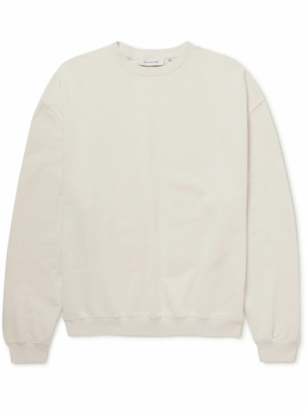 Photo: Applied Art Forms - NM1-2 Cotton-Jersey Sweater - Neutrals