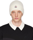 Moncler Off-White Berretto Beanie