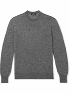 Loro Piana - Brushed Cashmere and Silk-Blend Sweater - Gray