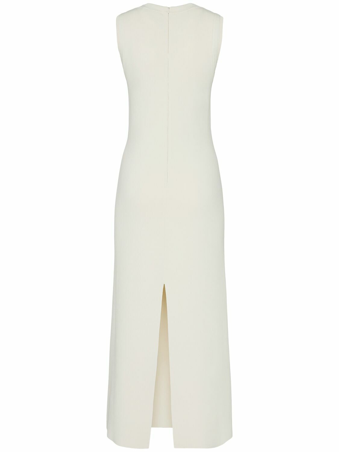 MAX MARA Visiera Sleeveless Crepe Midi Dress Max Mara