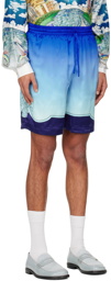 Casablanca Blue Place Vendome Shorts