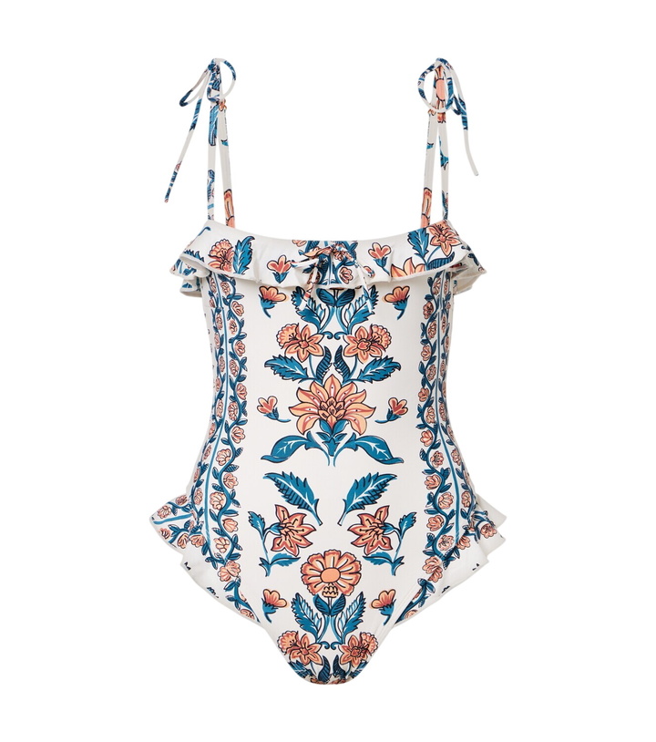 Photo: Montce Jacelyn floral ruffled swimsuit