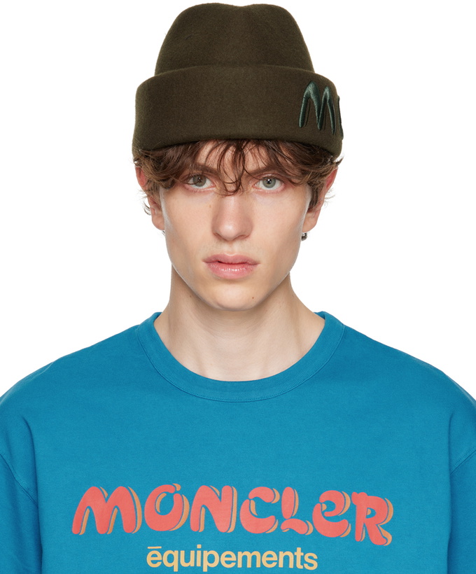 Photo: Moncler Genius Green Salehe Bembury Edition Embroidered Hat