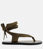 A.Emery Elmer suede thong sandals