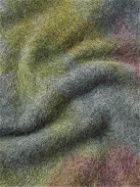 John Elliott - Tie-Dyed Angora and Nylon-Blend Cardigan - Multi