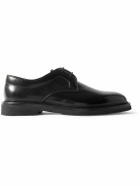 Dunhill - Apsley Glossed-Leather Derby Shoes - Black