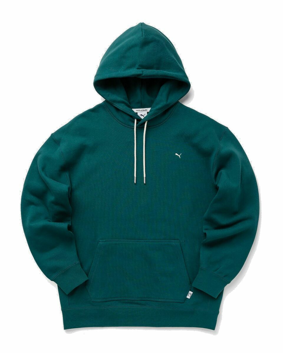 Green best sale puma hoodie