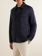 Kiton - Padded Shell Overshirt - Blue