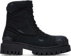 Balenciaga Black Combat Strike Boots