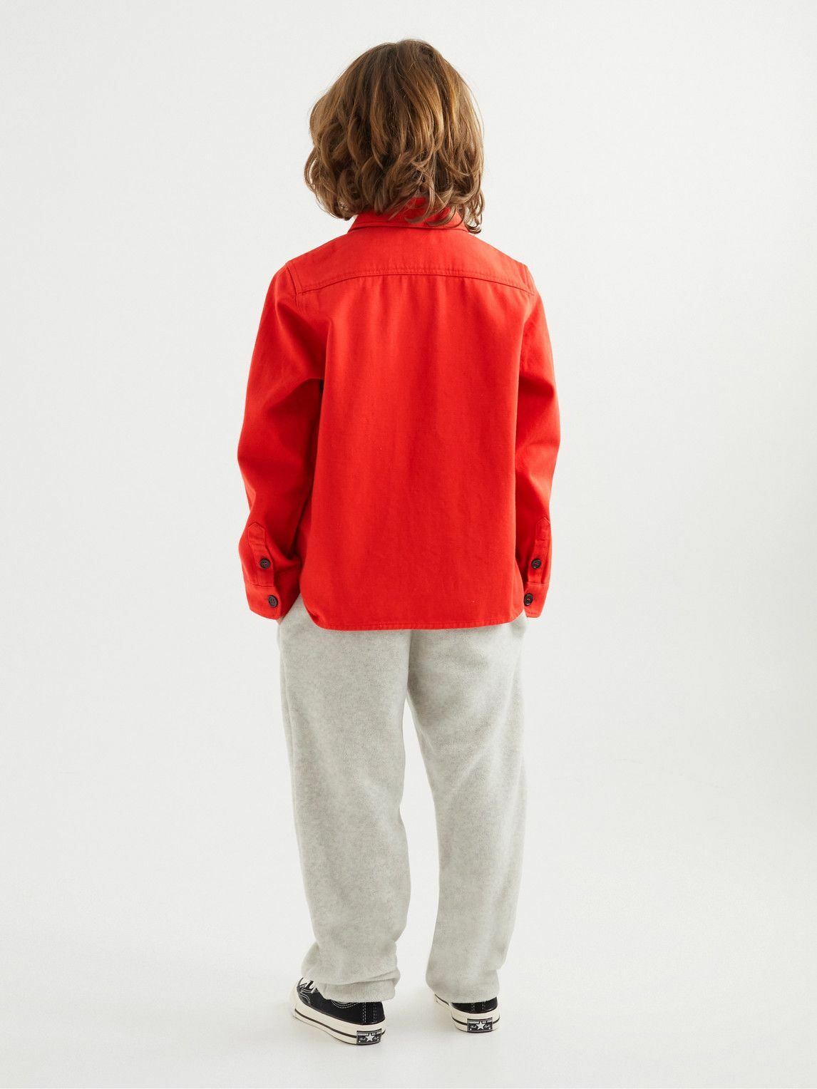 ARKET Kids - Brygge Organic Cotton-Twill Overshirt - Red