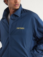Visvim - Embroidered Wool and Silk-Blend-Gabardine Jacket - Blue
