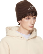 JACQUEMUS Brown 'The Espiral' Beanie