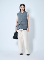 Maison Margiela Distressed Wool Waistcoat