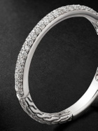 John Hardy - JH Essential Sterling Silver Diamond Ring - Silver
