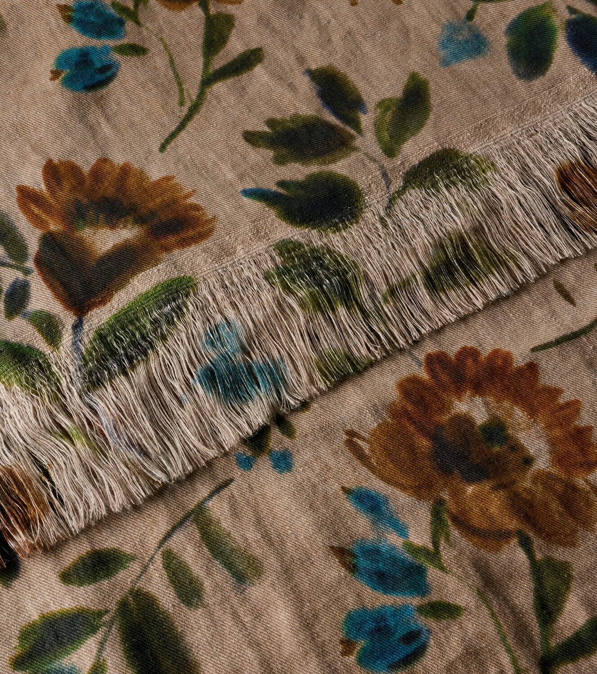 The House of Lyria Sollievo floral linen tablecloth
