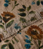 The House of Lyria Sollievo floral linen tablecloth