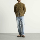 Dubbleware Men's Dubble Down Diamond Quilted Jacket in Military Green