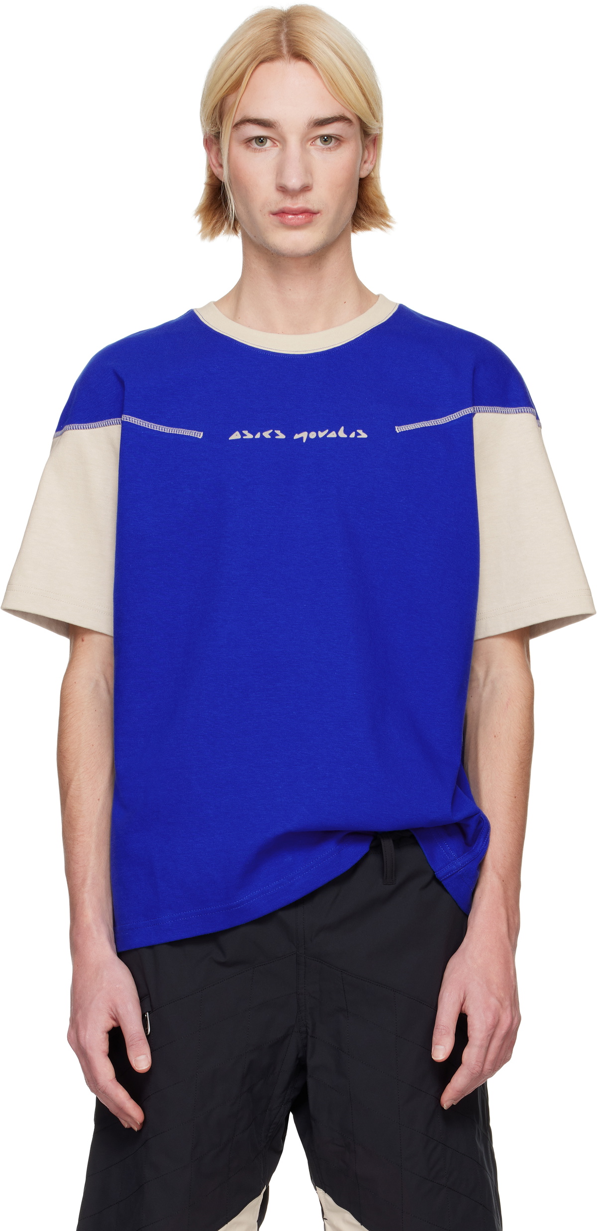 asics x Kiko Kostadinov Studio★BIXANCE SHORT SLEEVE★ Asics Blue Kiko Kostadinov Edition Bixance Short Sleeve T