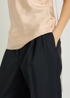 Rohe Wool-blend Straight-leg Trousers Navy
