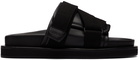 AMBUSH Black Leather Sandals