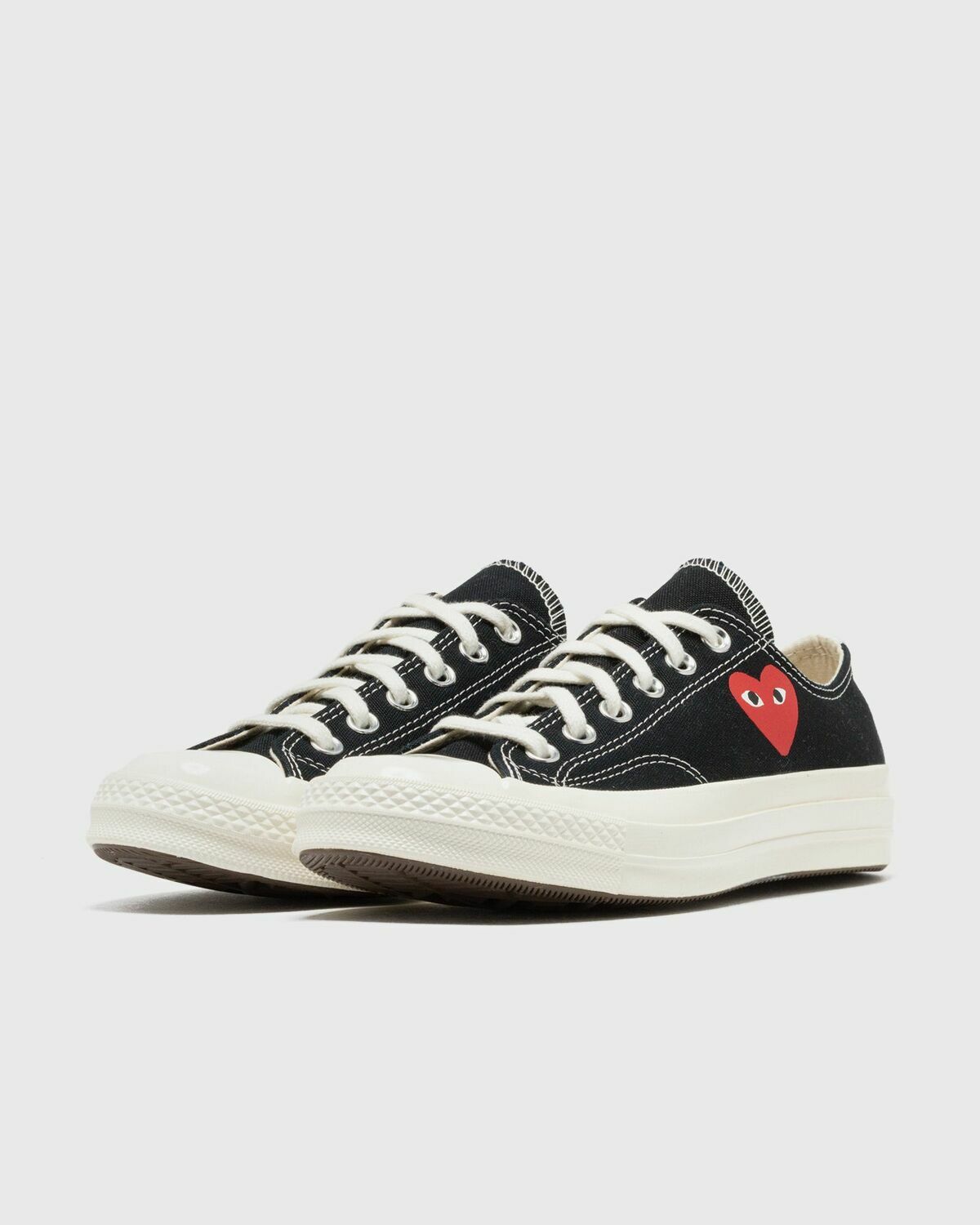 Comme des Garçons Play X CONVERSE Chuck Taylor'70 Small Red Heart Low Top Black Mens Lowtop