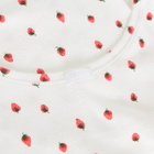 SKIMS Women's Cotton Rib Tank Top in Snow Strawberry Print